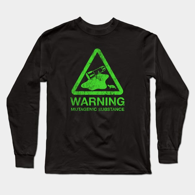 The Danger of the Ooze Long Sleeve T-Shirt by merimeaux